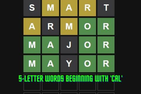 5-Letter Words Beginning with 'Cal'