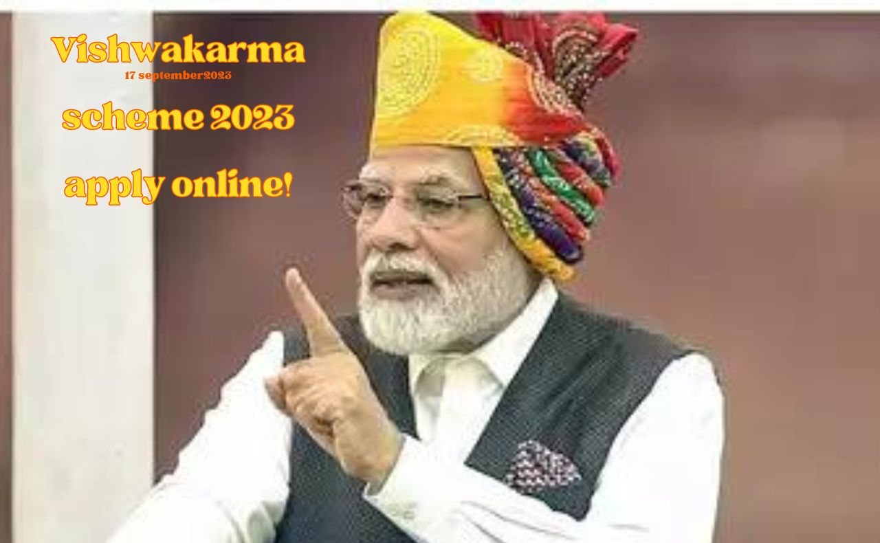 Vishwakarma scheme 2023 apply online!